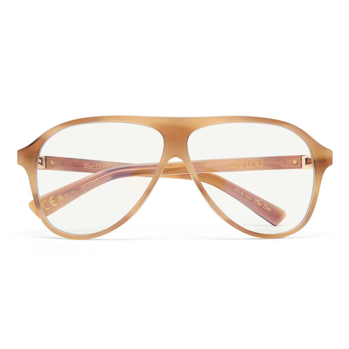 The Eve 2670504 maple tortoise/clear blue light lens