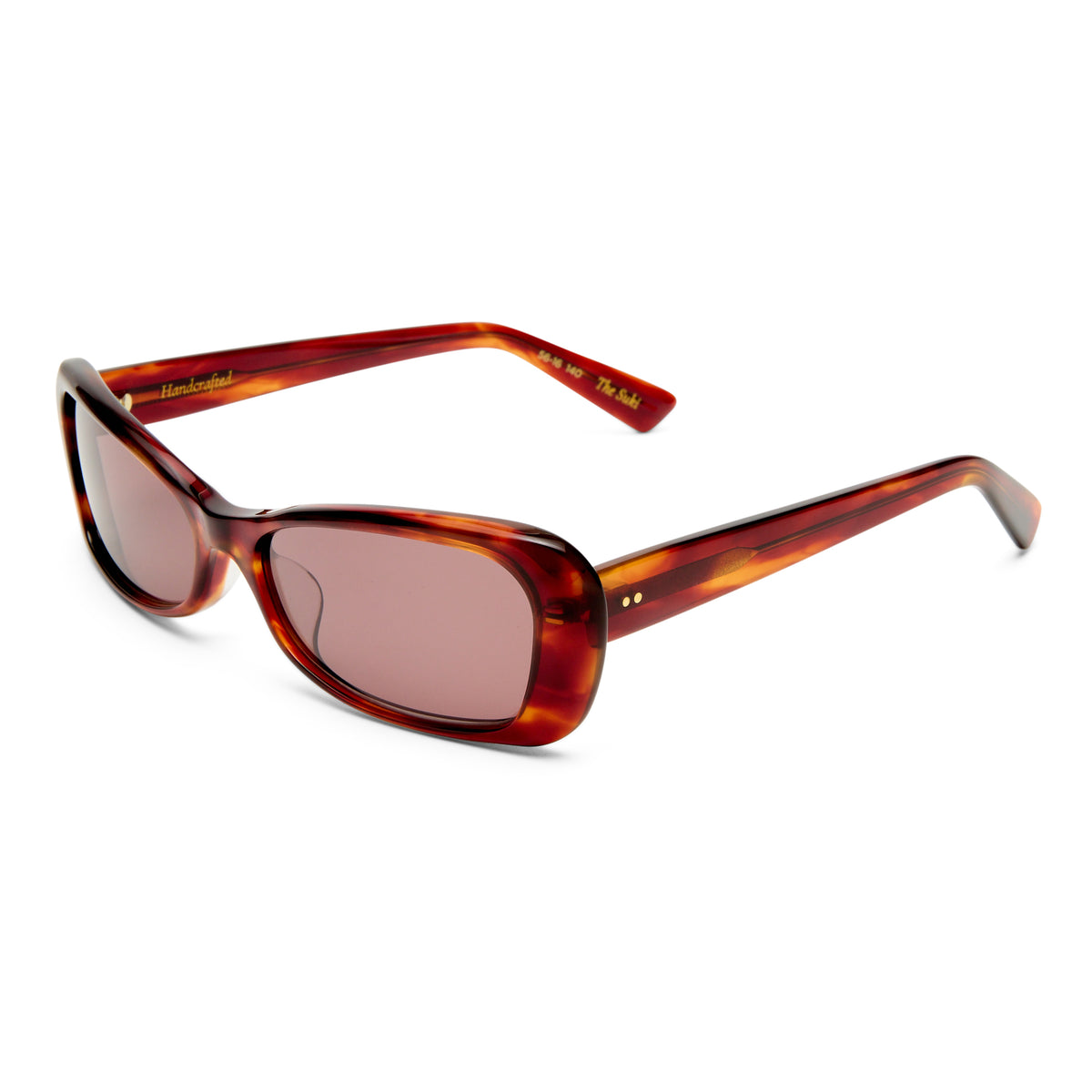 The Suki 2643998 maple tortoise/smoke brown mono lens