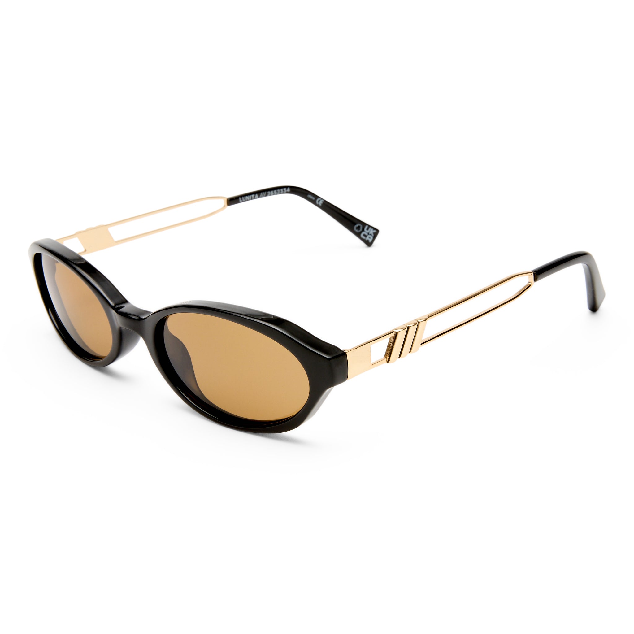 Lunita 2652334 black/light brown mono lens