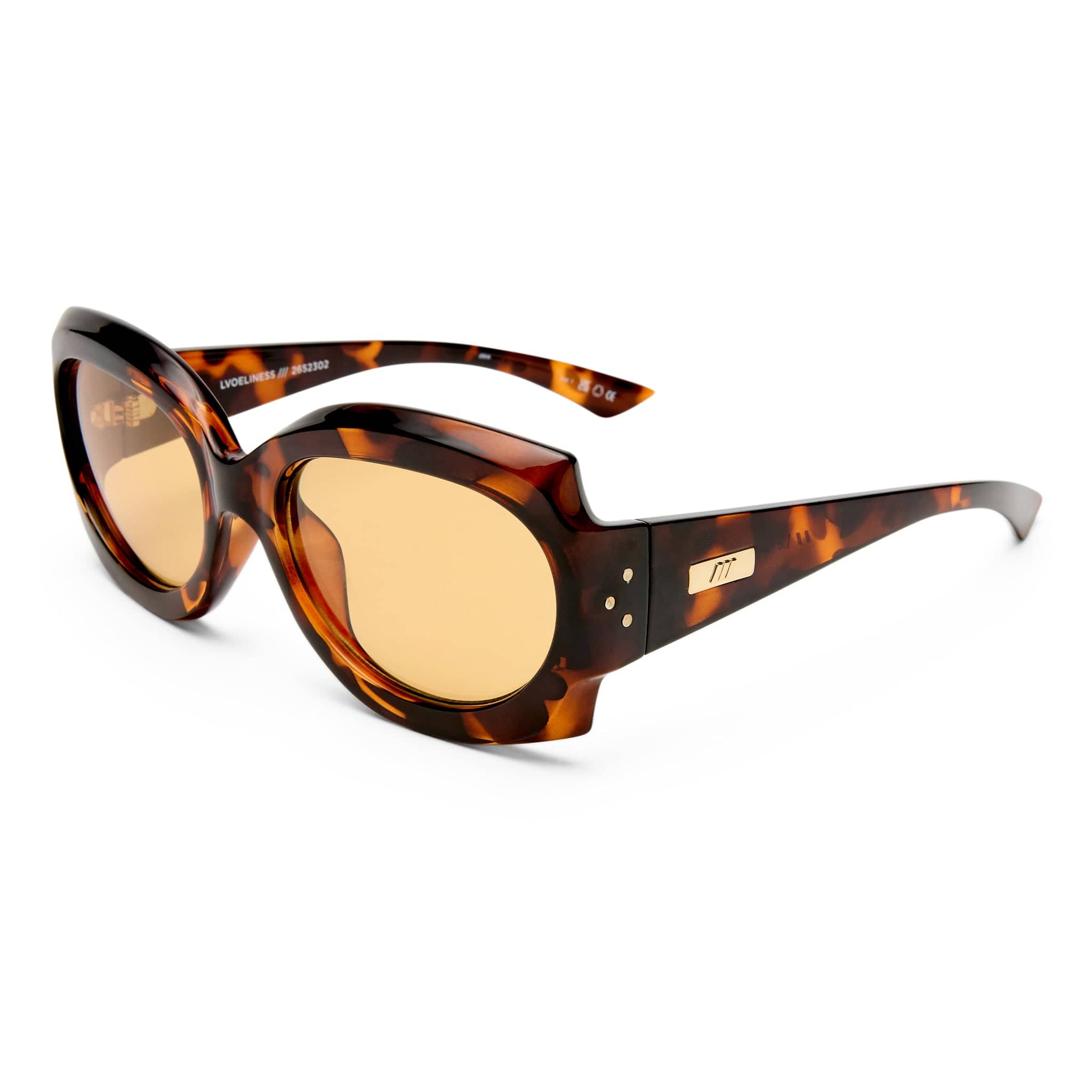 Loveliness 2652302 tortoise/mustard mono lens