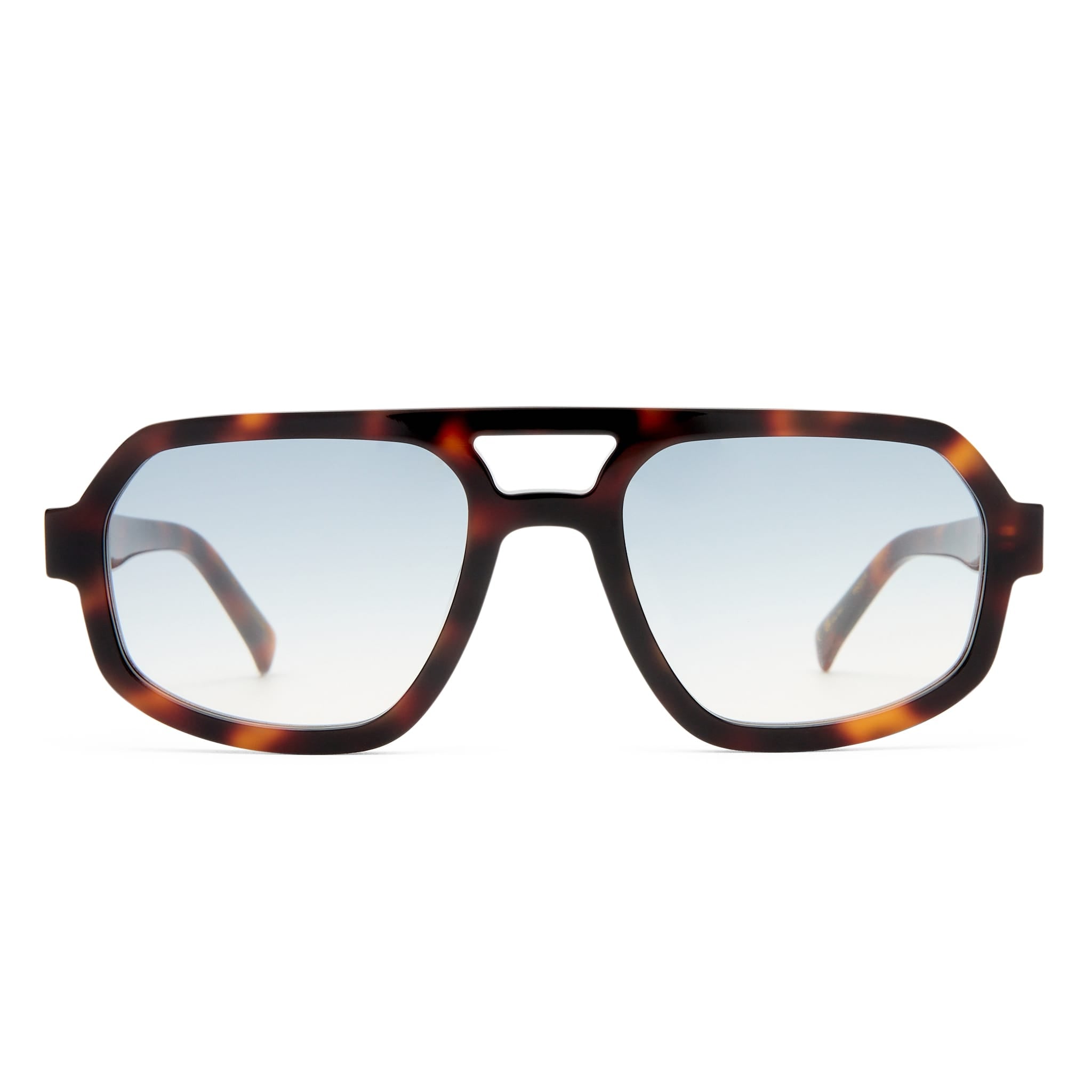 The Banks 2643978 tortoise/blue gradient lens