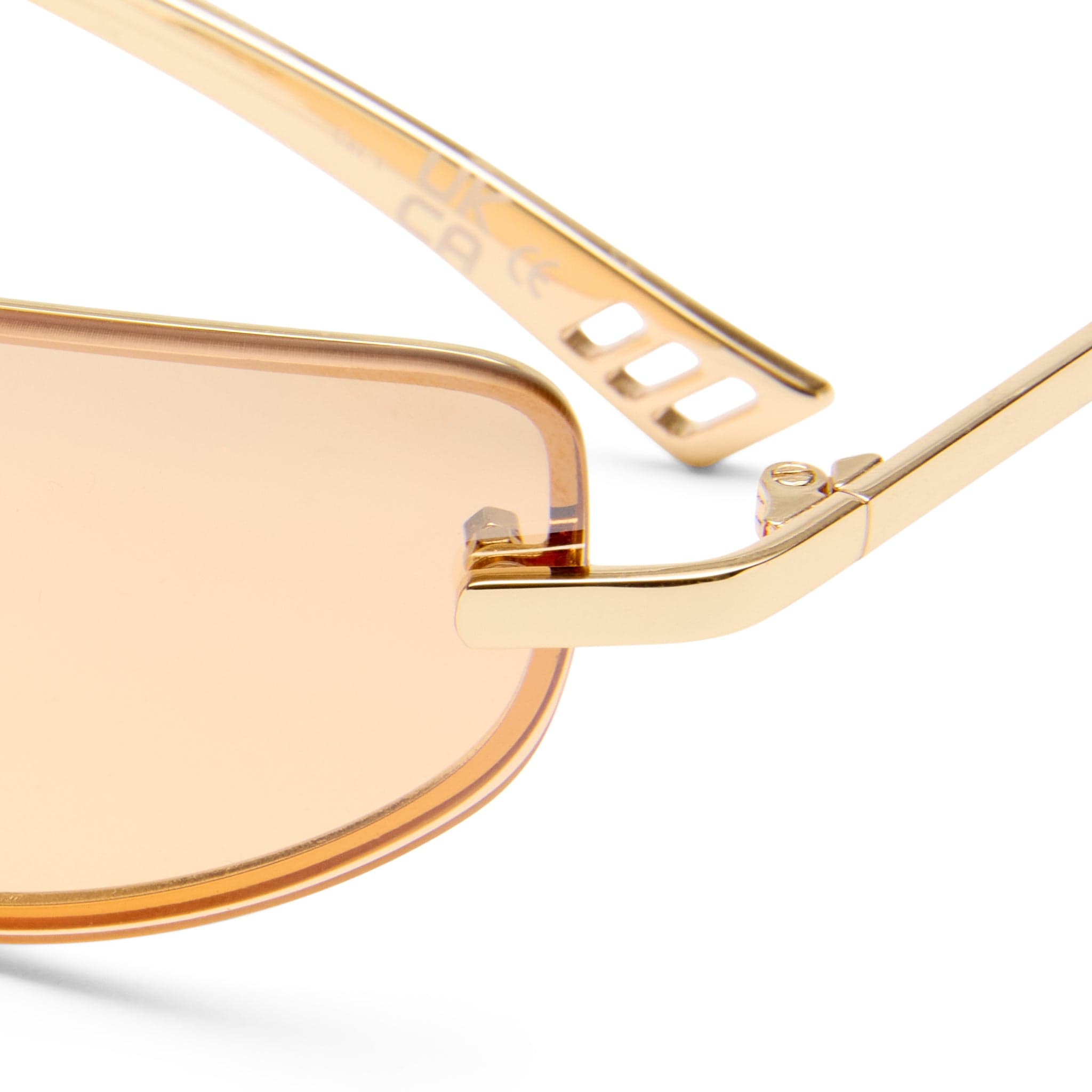 Bubbles gold/amber tint silver flash lens Category 1