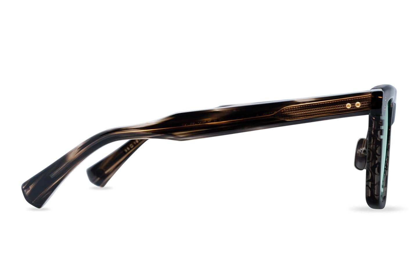 Sequoia DTS757-A-04 burnt timber/turquoise lens