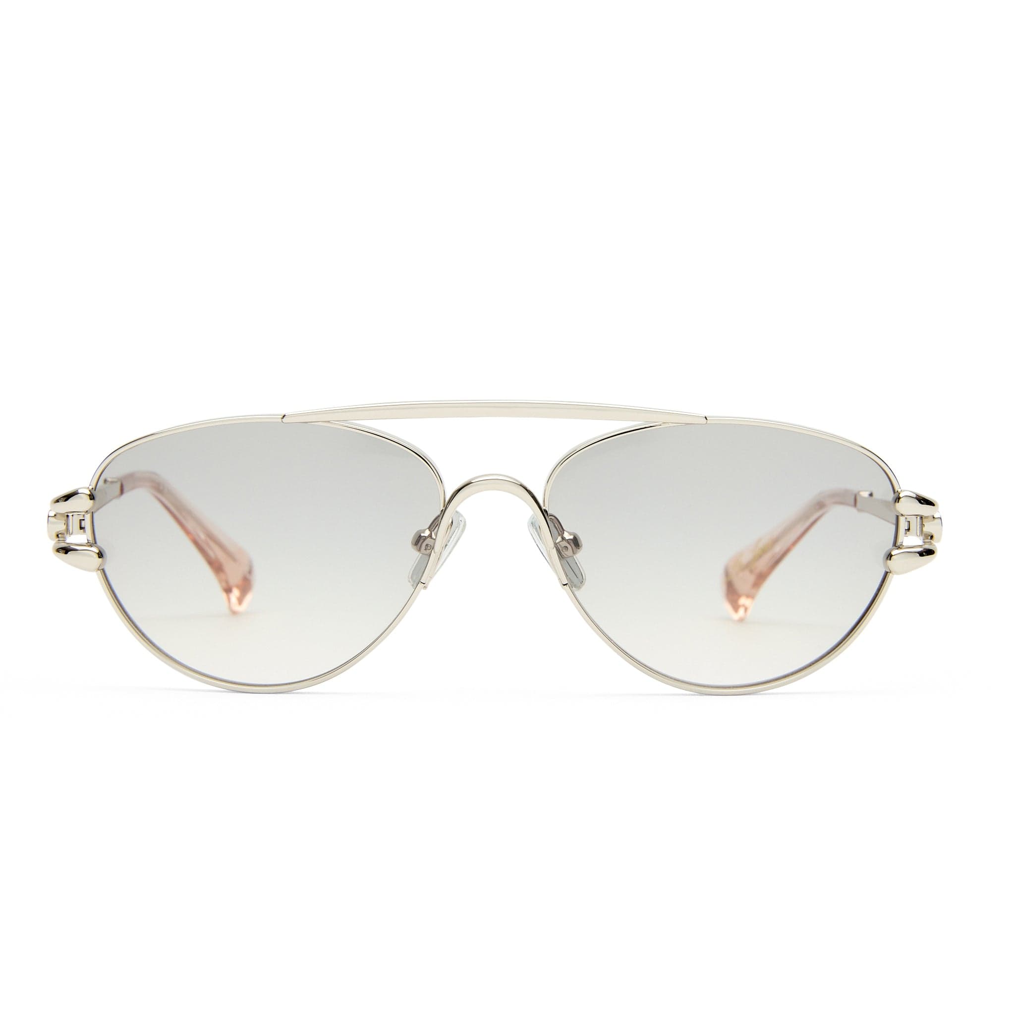 Numero Seis 2623814 bright silver/moss graduated tint lens