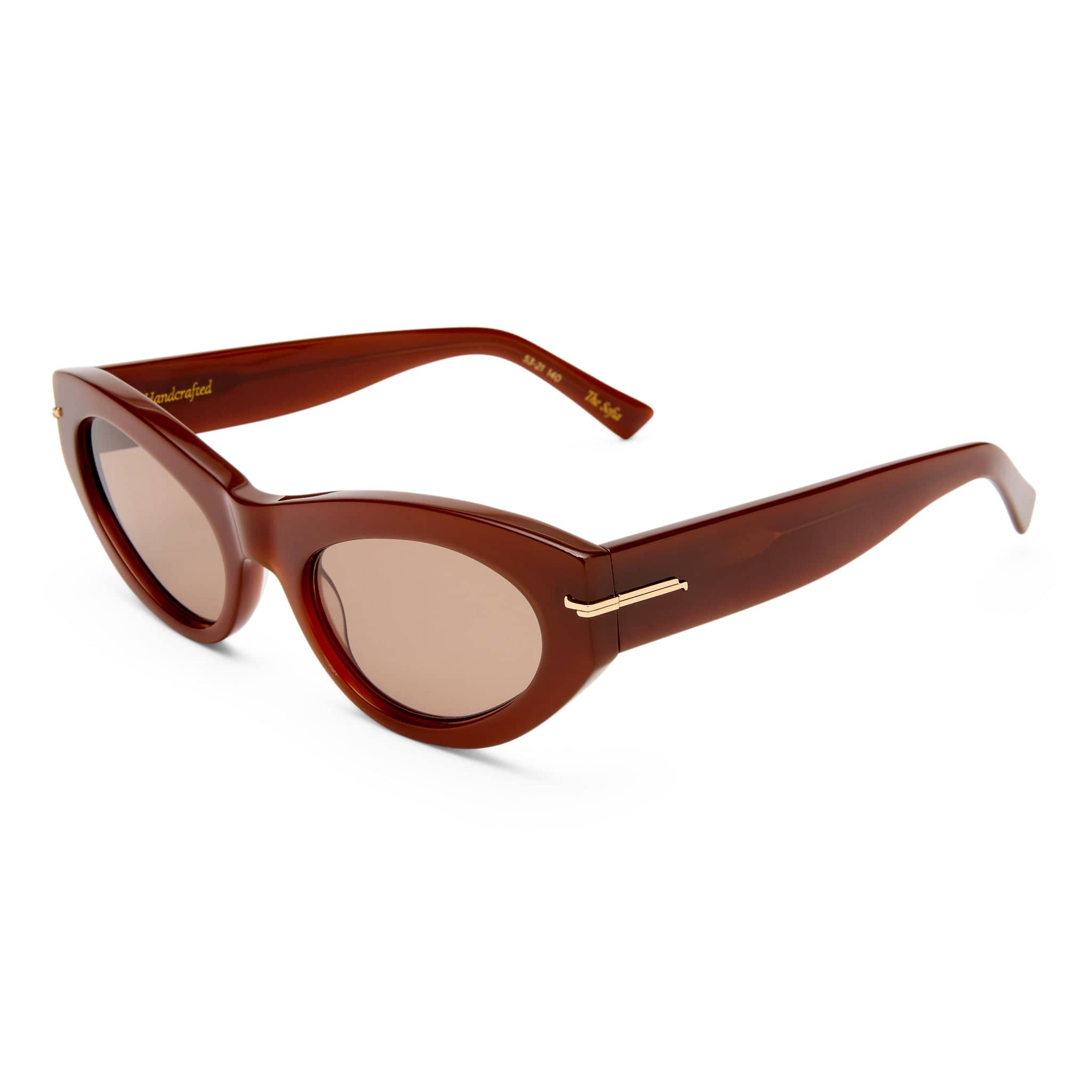 The Sofia 2643910 auburn/brown mono lens
