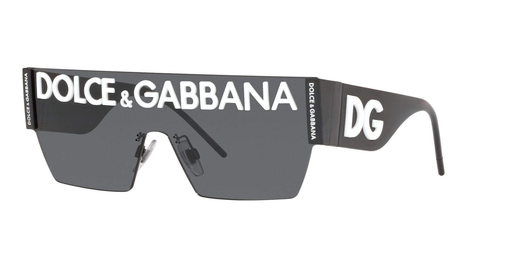 DG2233 01/87 black white logo grey lens