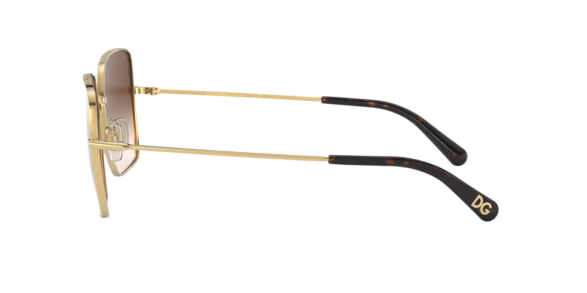 DG2242 02/13 gold brown gradient lens