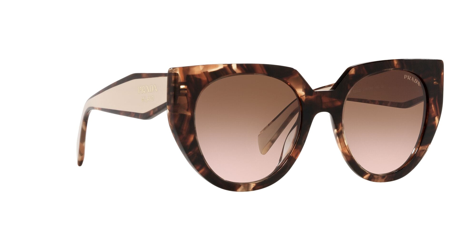 SPR14WS 01R0A6 caramel tortoise powder/brown gradient lens