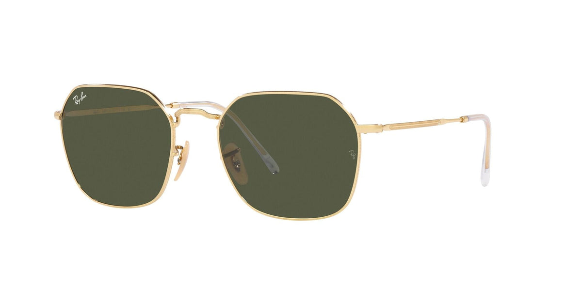 NWT Ray-Ban Hexagonal Gold Frame with Green Lenses -FREE shipping! Ray-Ban Hexagonal Flat Lenses Rb3548n 001 | Mercari main image 4