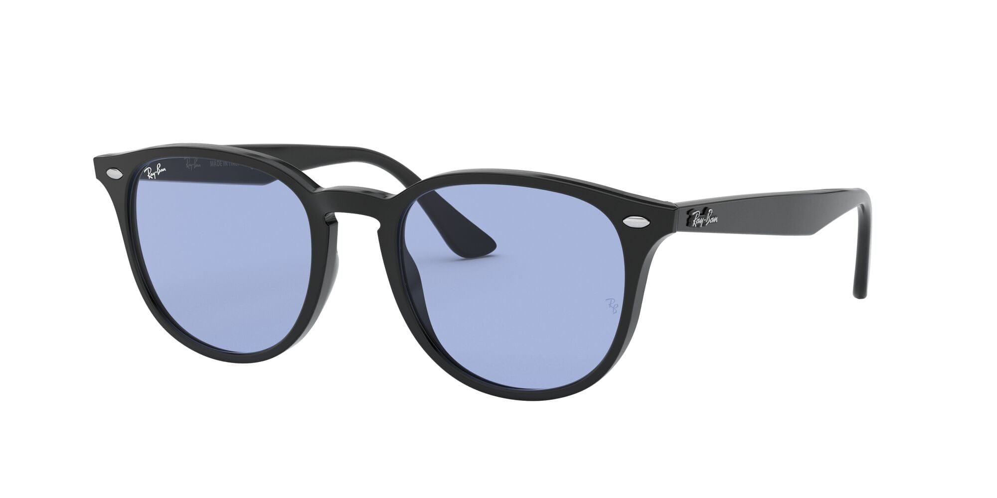 RB4259F 601/80 black/blue lens