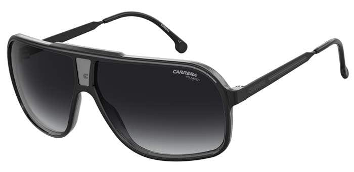 Grand prix 3 08A crystal black grey/grey polarised lens