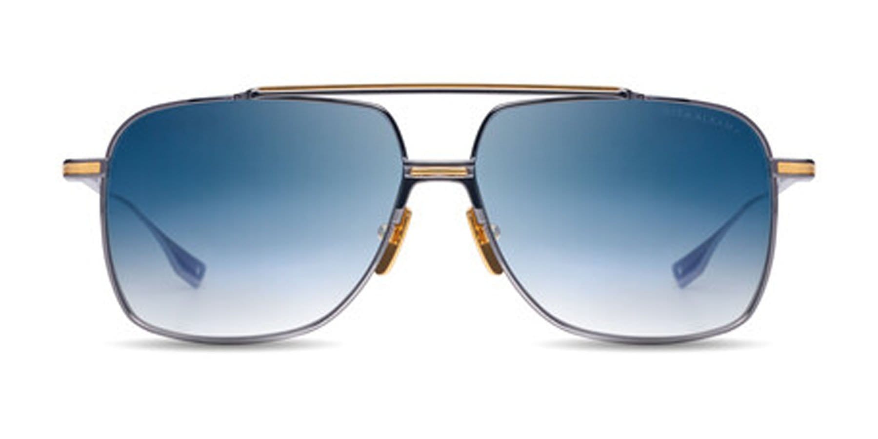 Alkamx DTS100-A-02 black rhodium & gold/turoise gradient lens