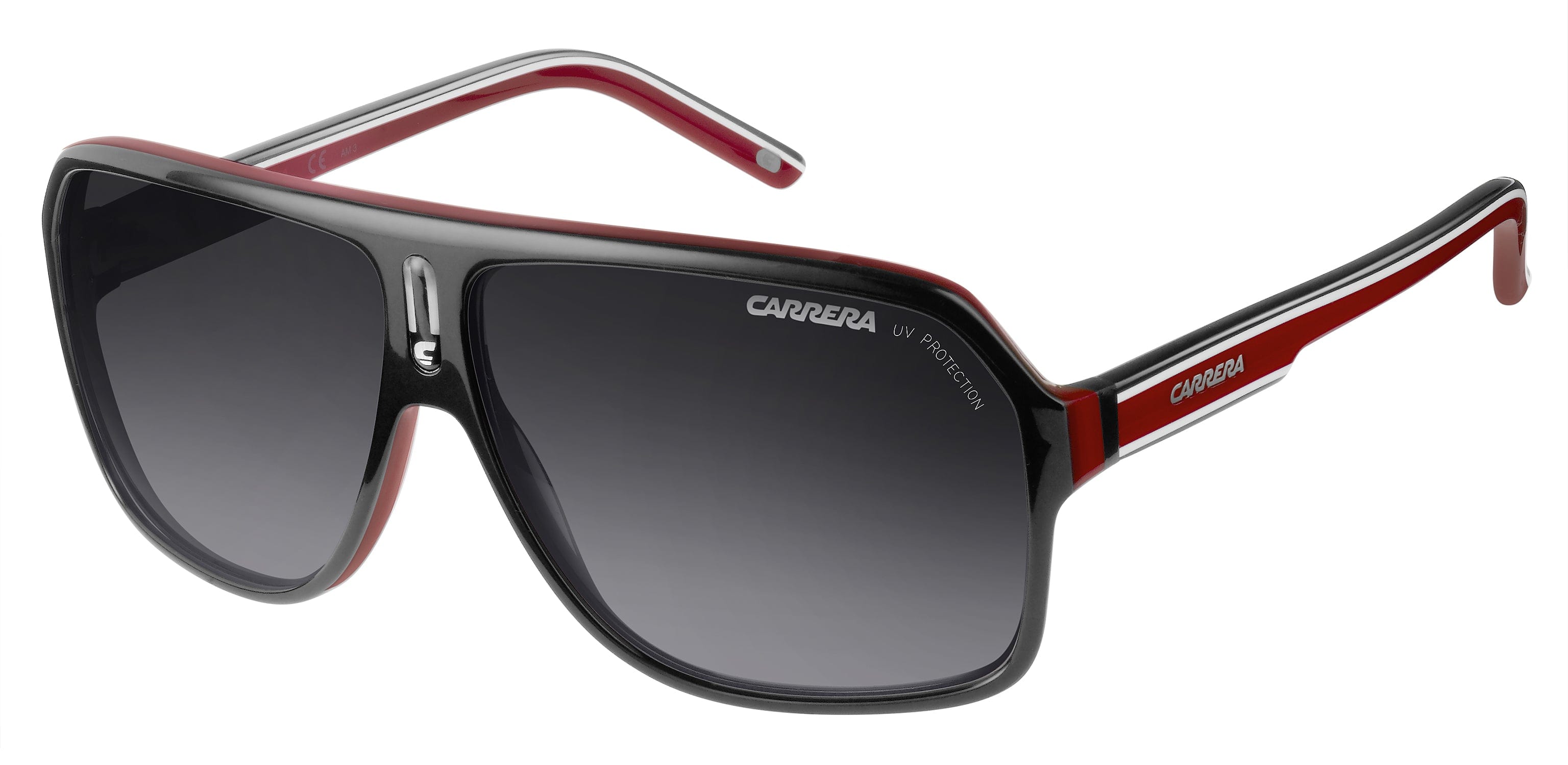 Carrera 27 XAV black white red /grey lens