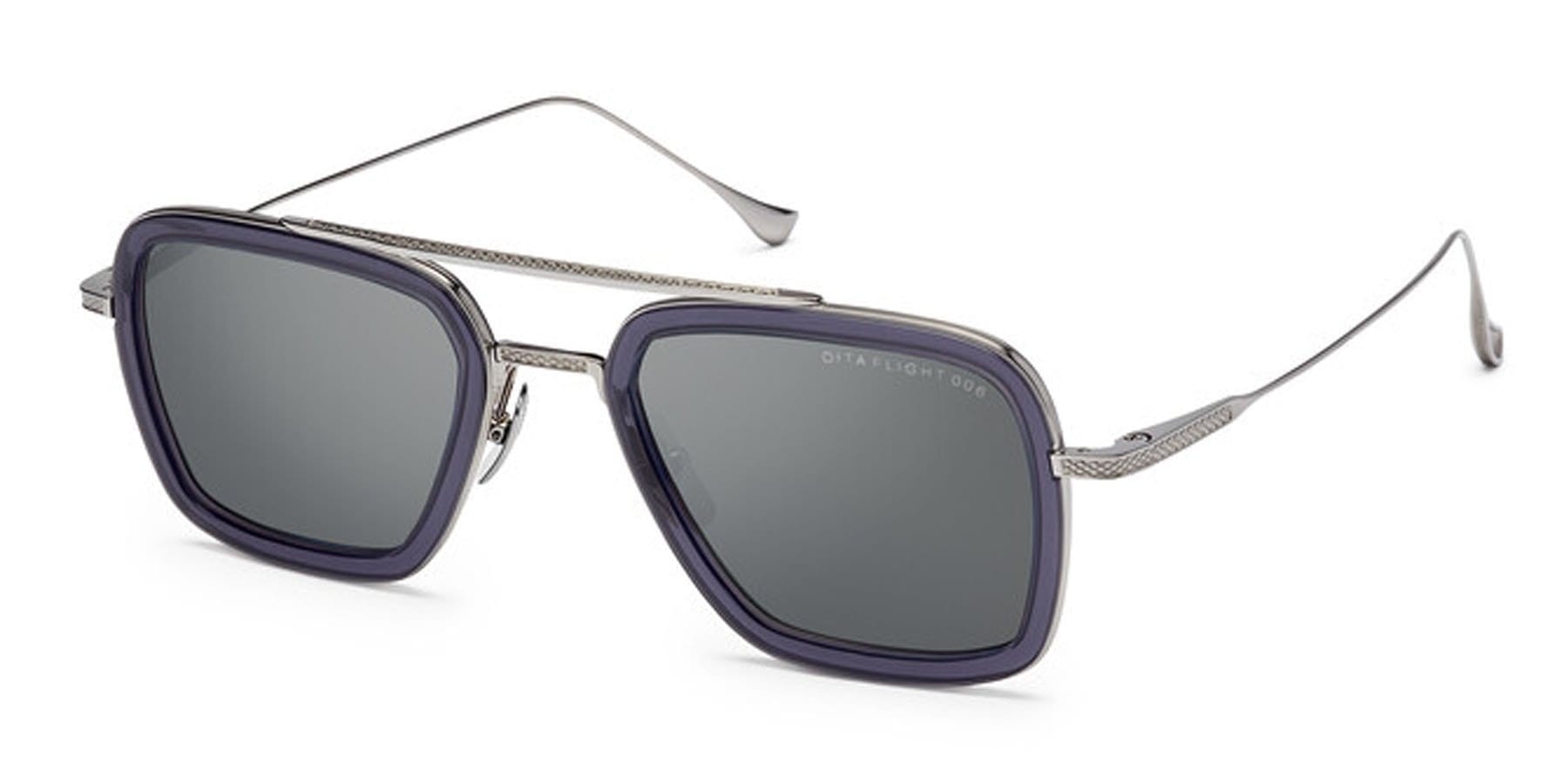 Flight 006 7806-G smokey grey crystal black palladium 2 /grey lens