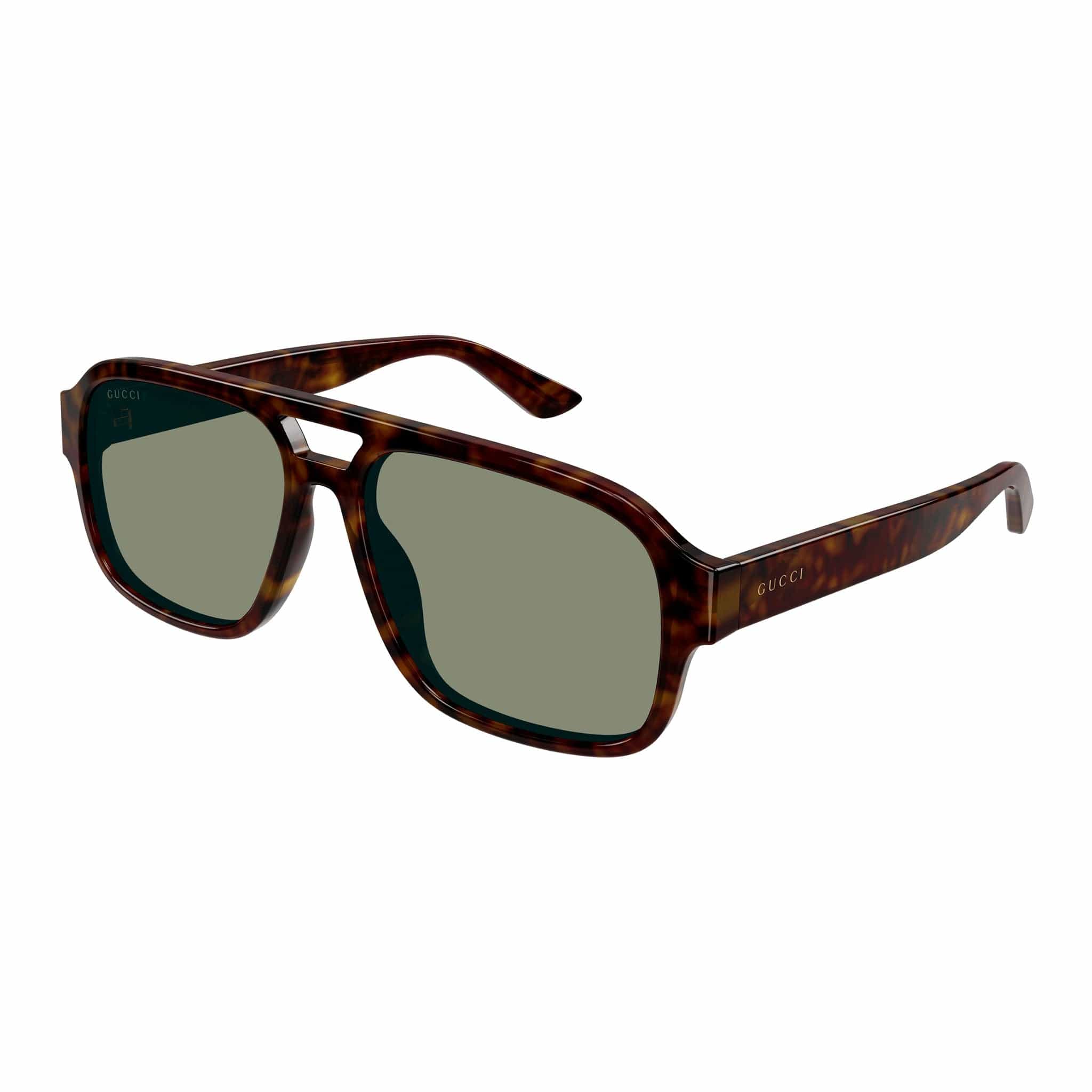 GG1342S 003 HAVANA/GREEN LENS