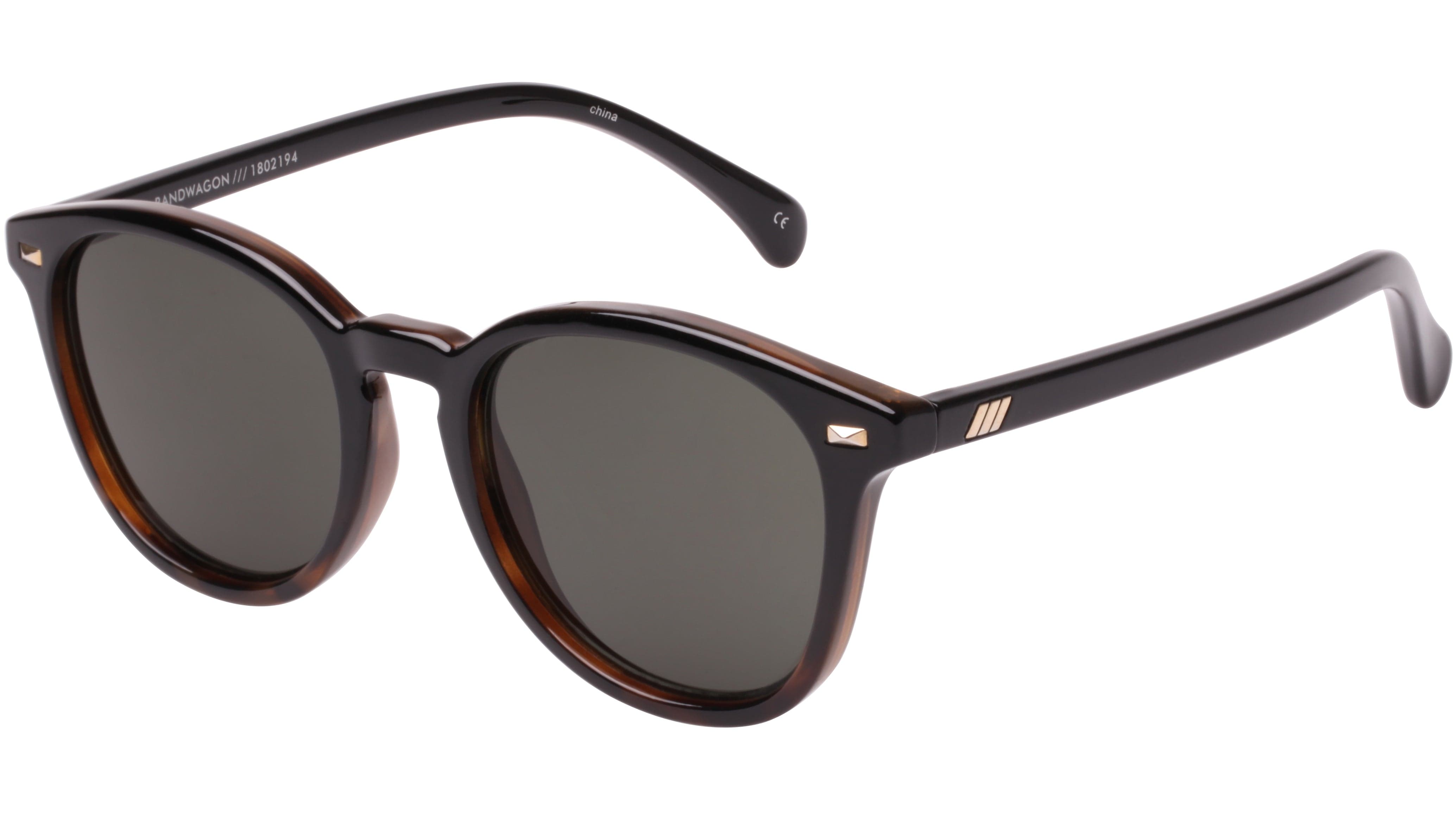 Bandwagon 1802194 black tort/khaki mono lens