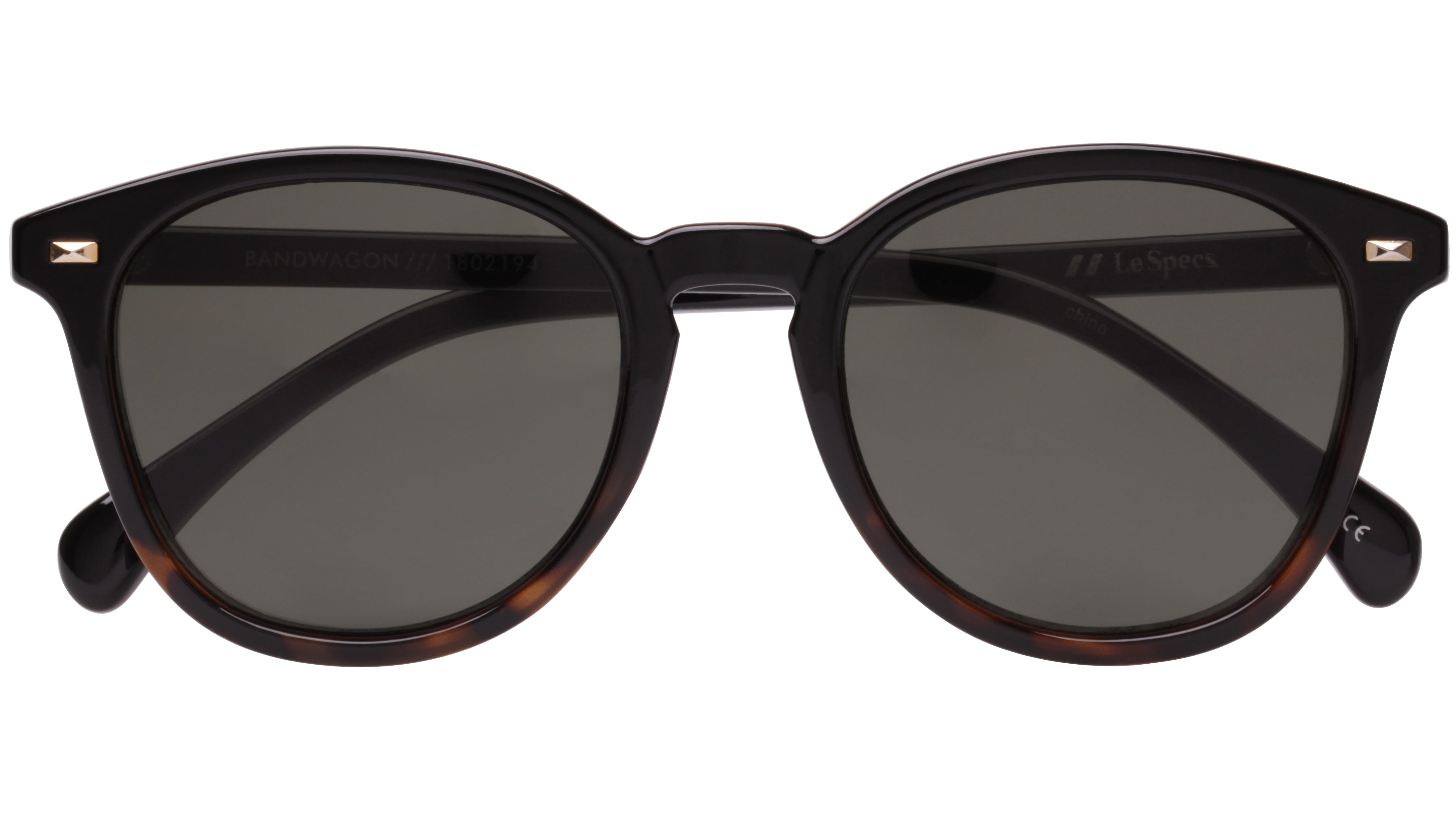 Bandwagon 1802194 black tort/khaki mono lens