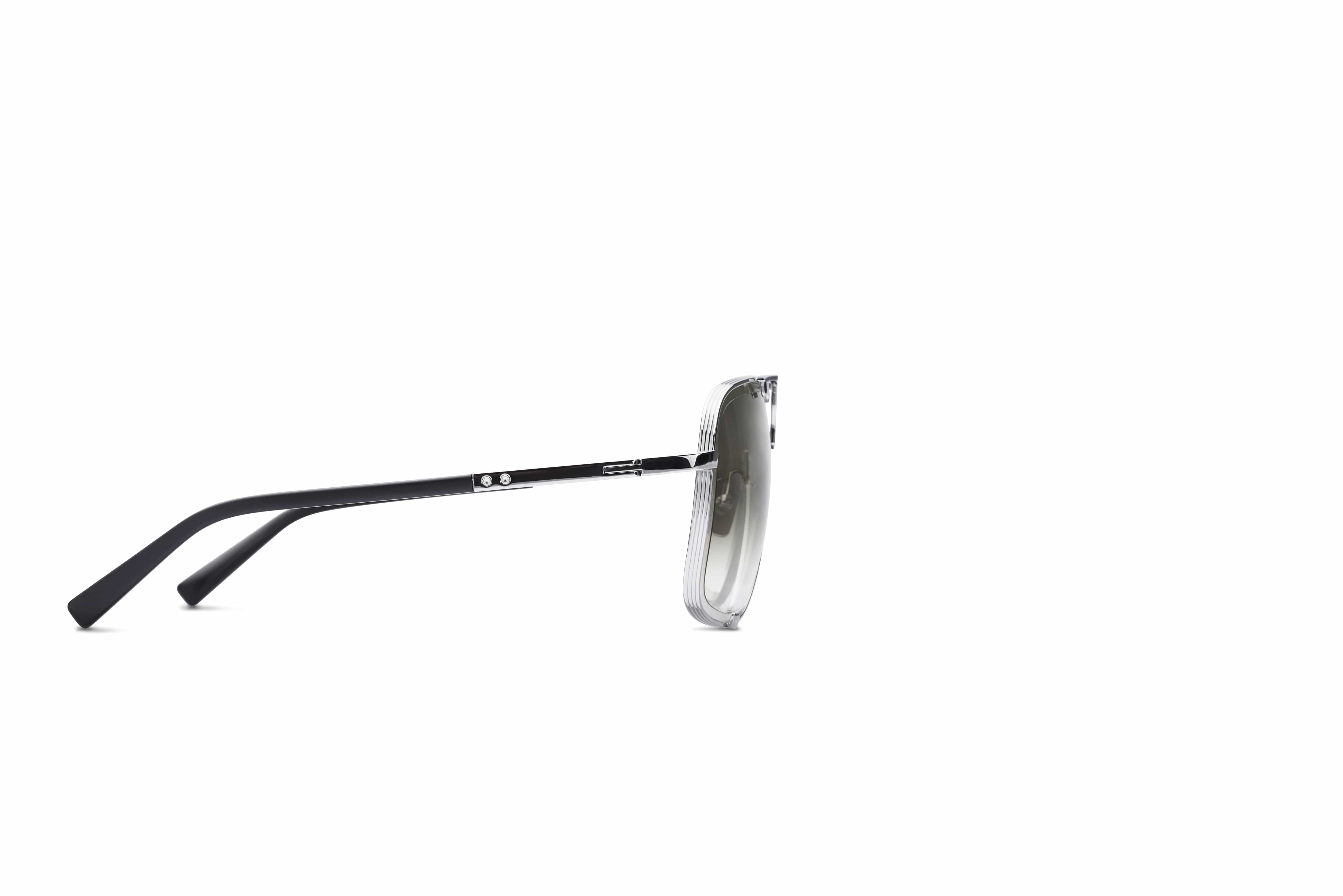 Mach five DRX2087- G black palladium & black iron/green gradient lens