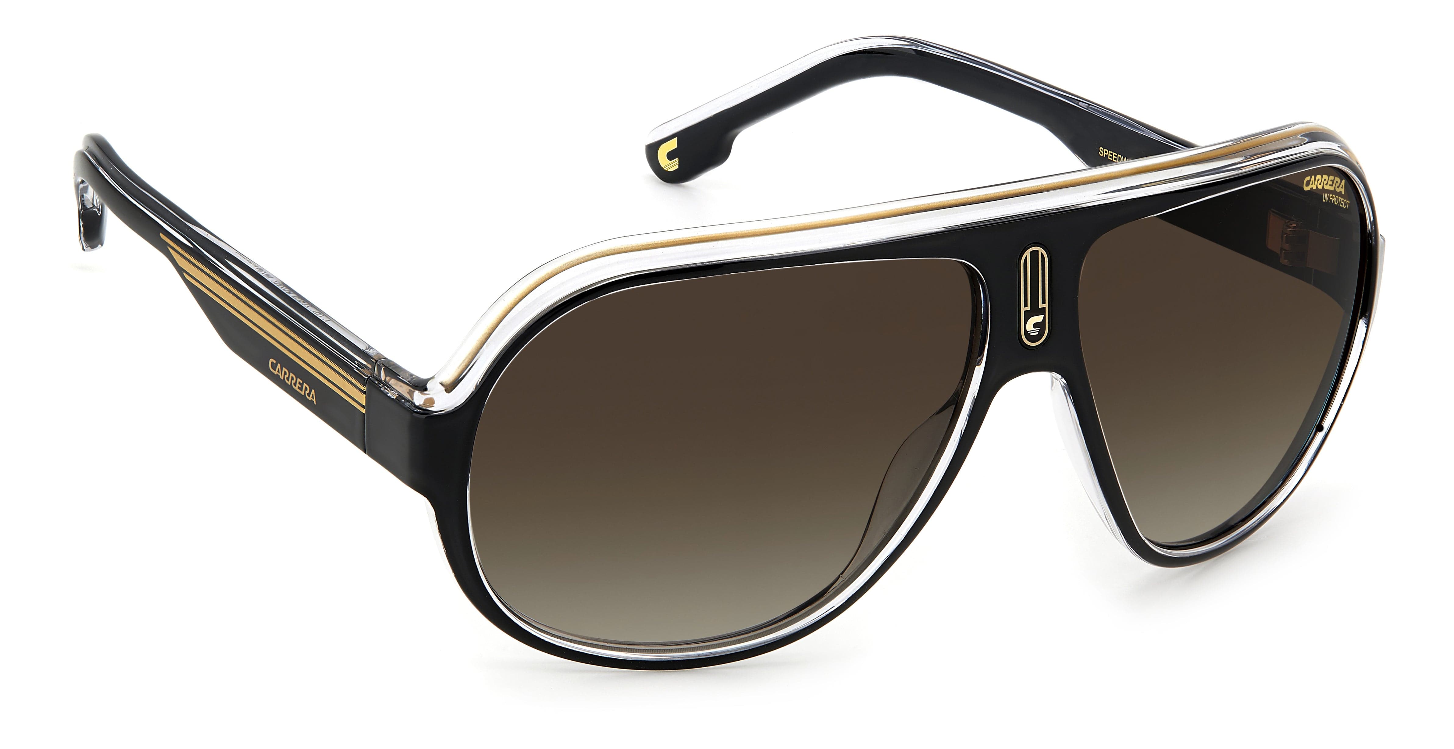 Speedway/n 2M2 black gold/brown gradient lens