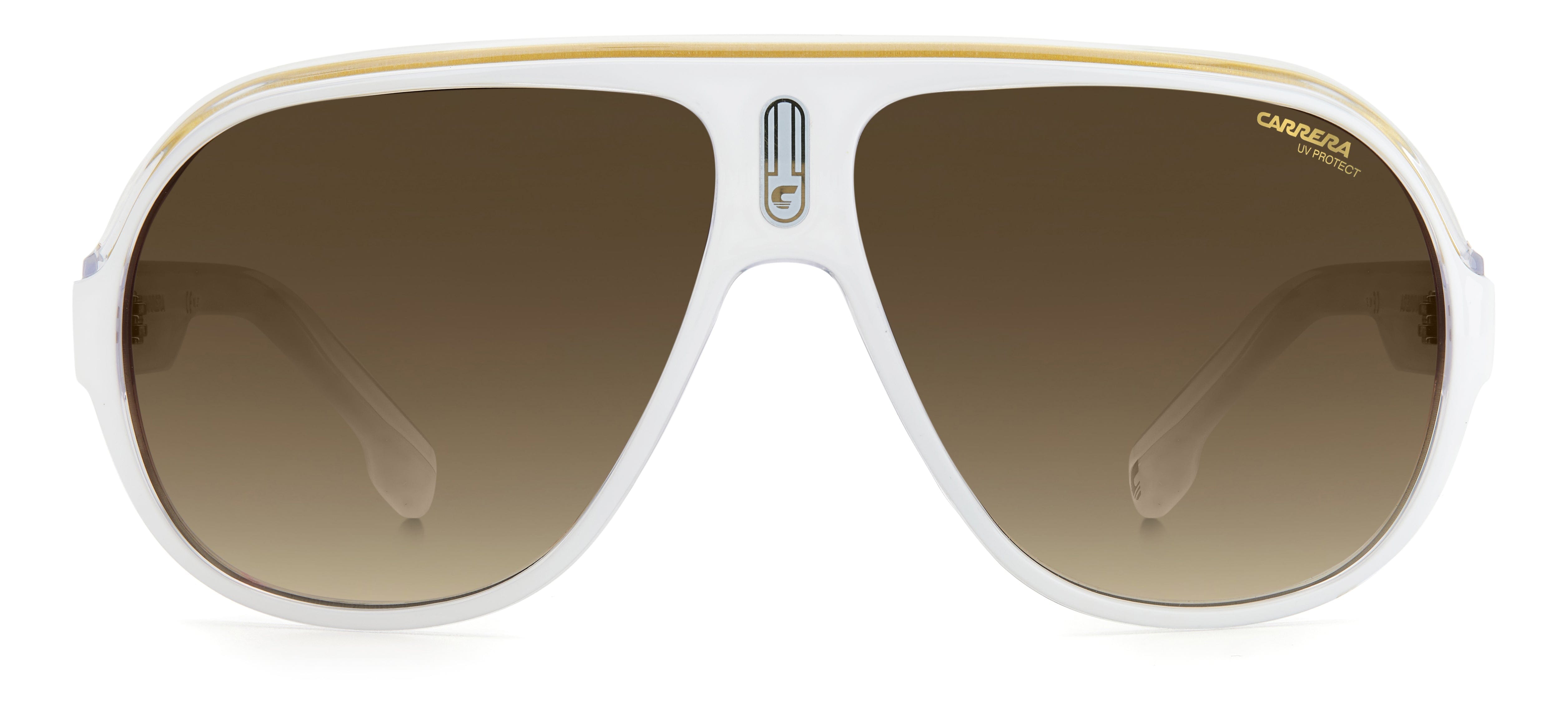 Speedway p9u crystal white gold/brown gradient lens