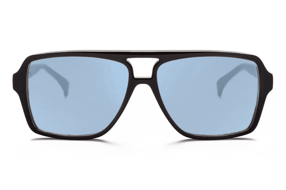 AM eyewear Cox black/blue photochromic lens