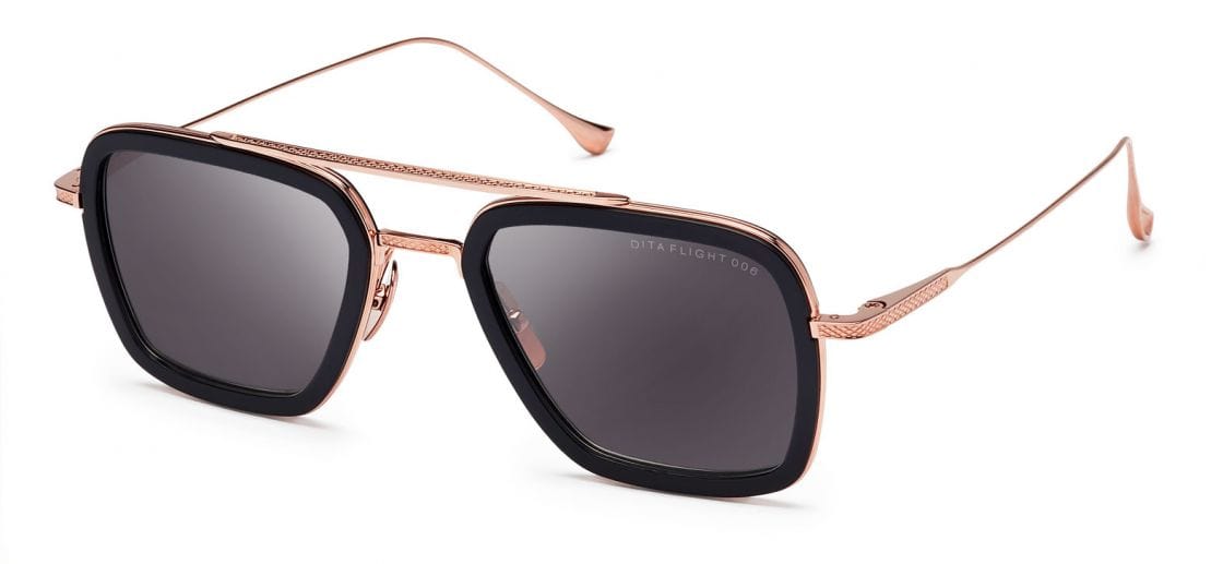 Flight 006 7806-E black rose gold/rose gold lens
