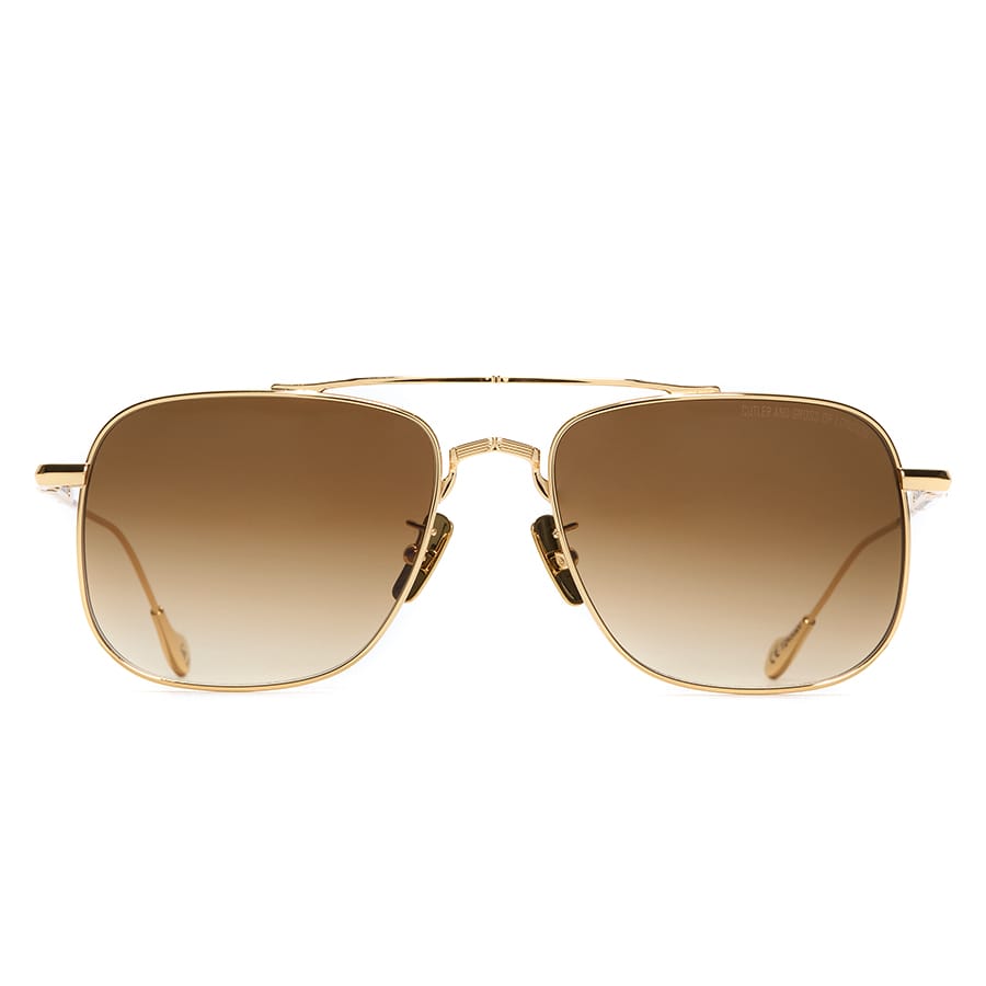 The Great Frog 019 02 gold titanium/brown gradient lens