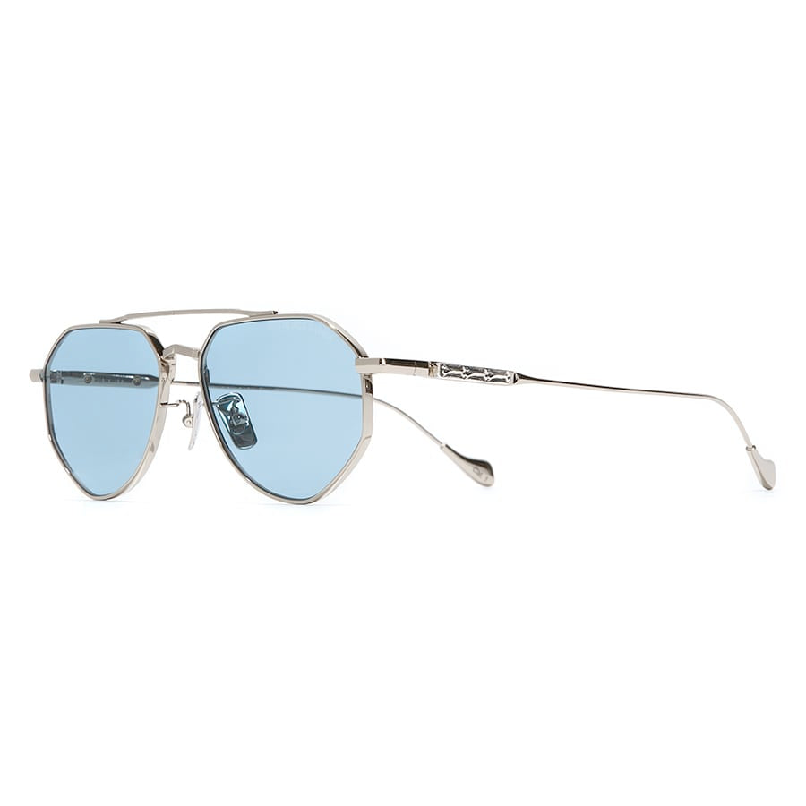 The Great Frog  Lynott GFSN017 02 titanium gunmetal/blue lens