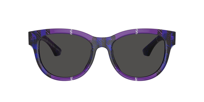 BE4432U 411387 check violet/grey lens sunglasses