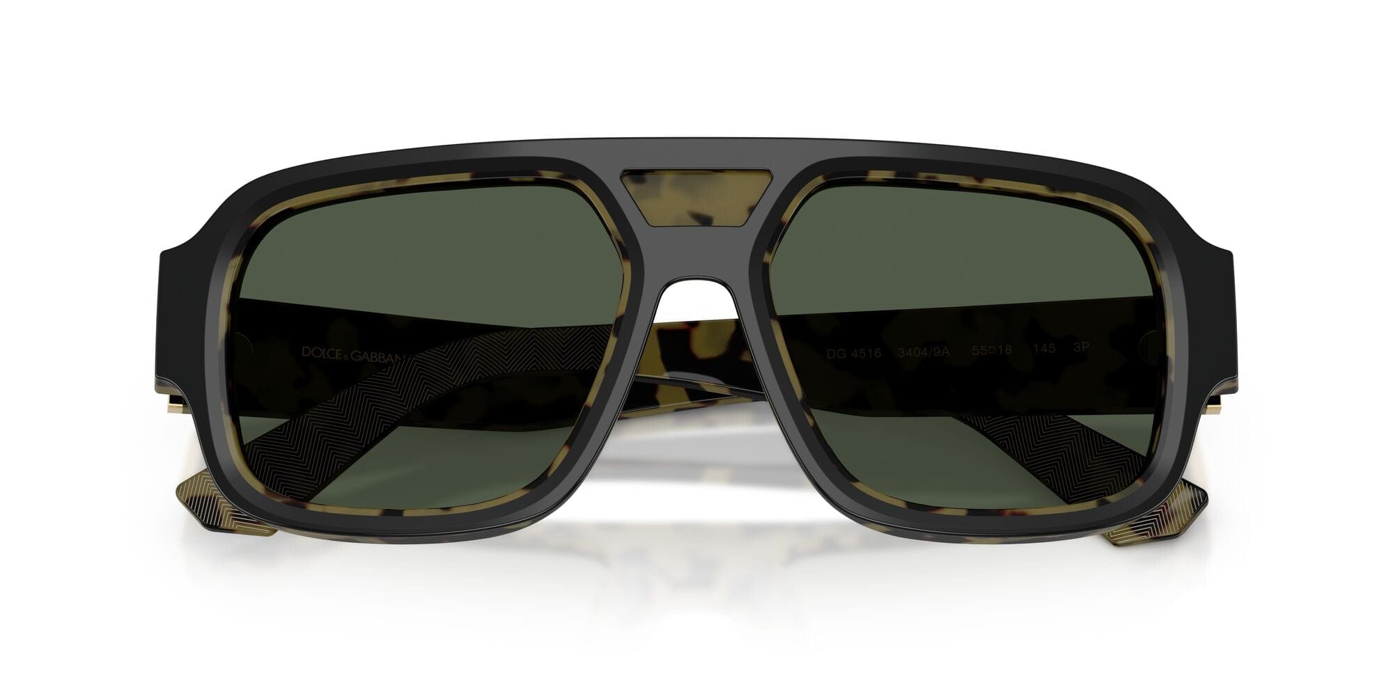 DG4516 34049A black yellow havana/green polarised lens