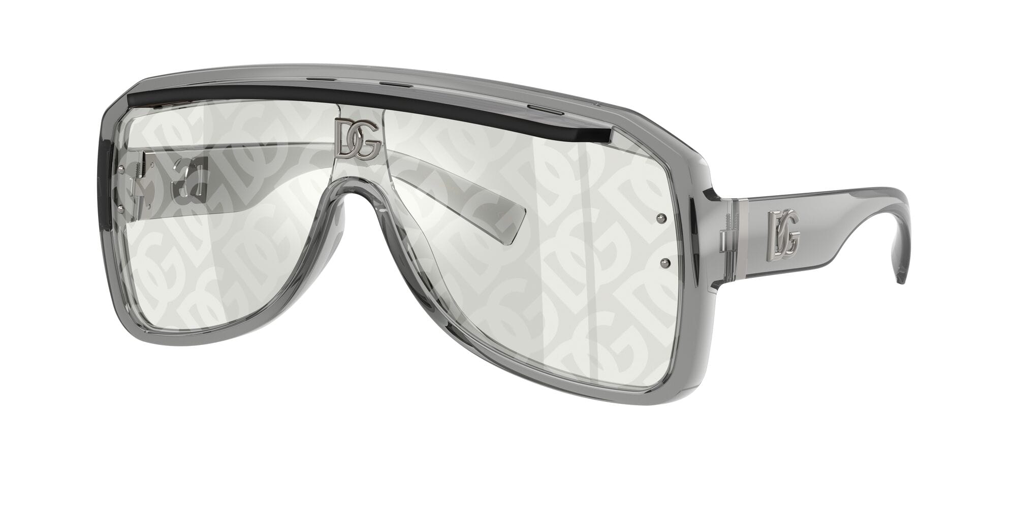 DG6205 3160AL transparent grey/light grey tampo mirror lens