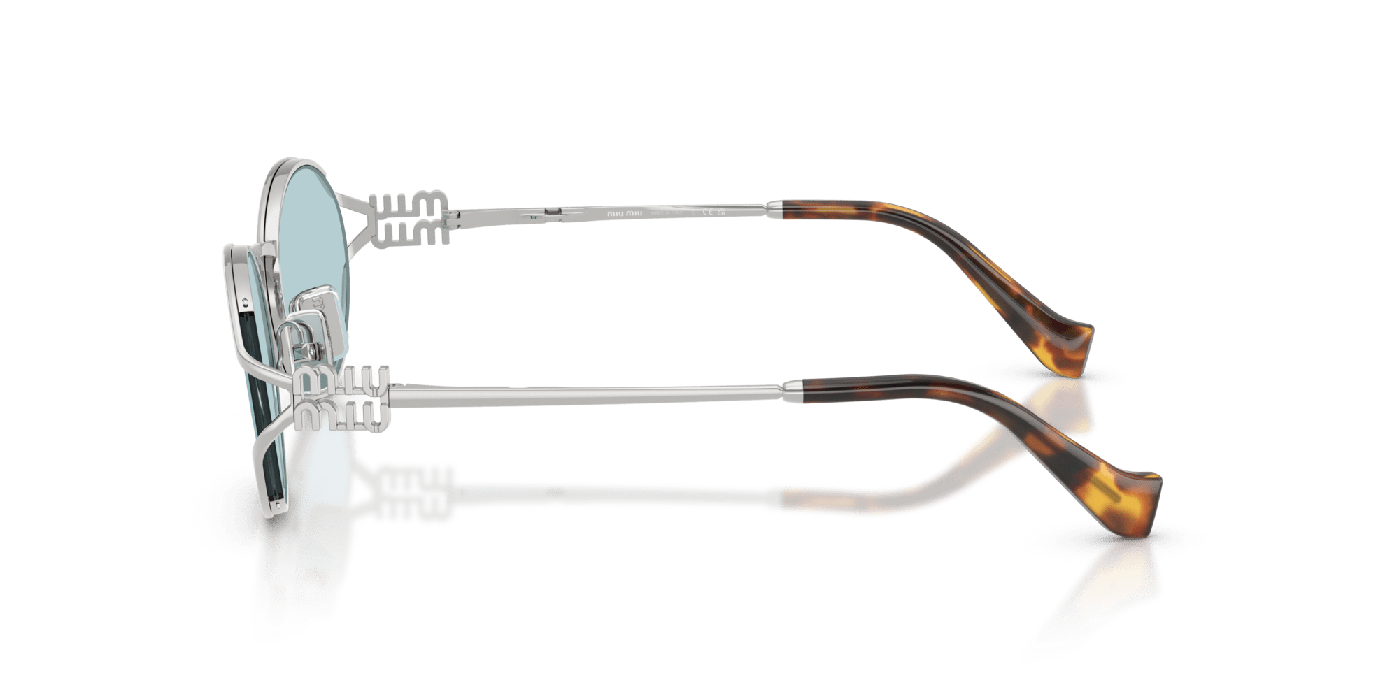 SMU52YS 1BC20R silver/light blue lens