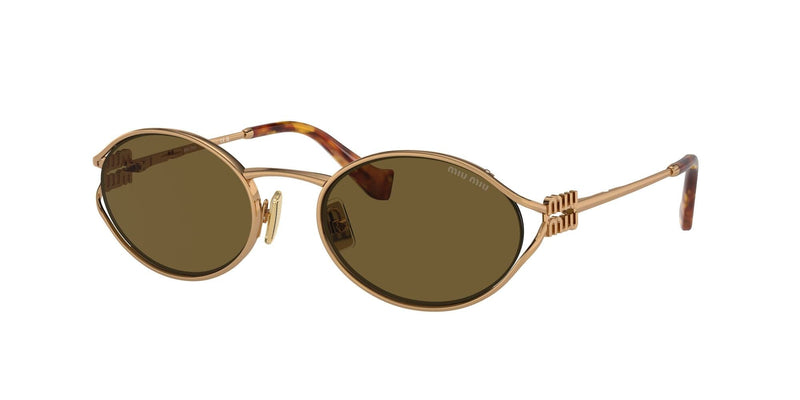 SMU52YS 7OE01T  brass gold/brown lens