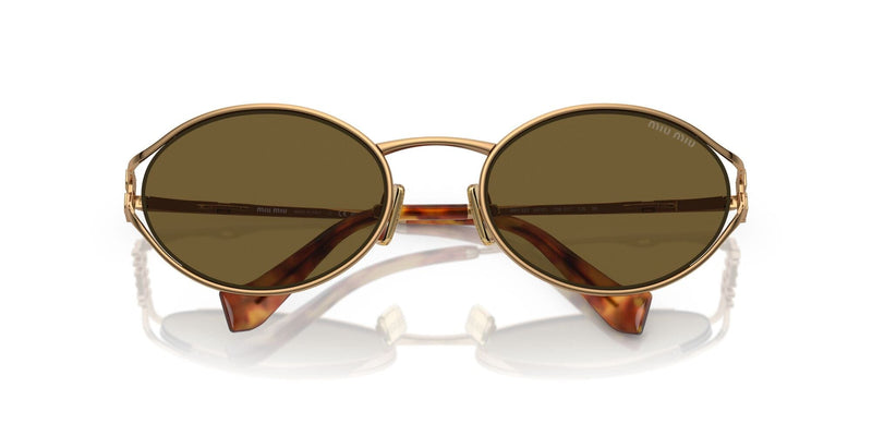 SMU52YS 7OE01T  brass gold/brown lens