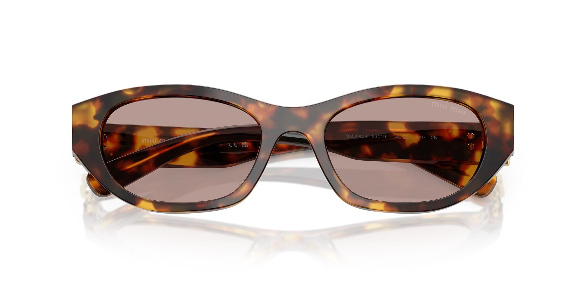 SMUA03S 14L20l honey havana/light purple brown lens