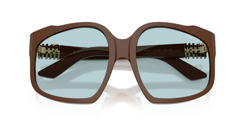SMUA07S 24D20R59 chocolate/light blue lens