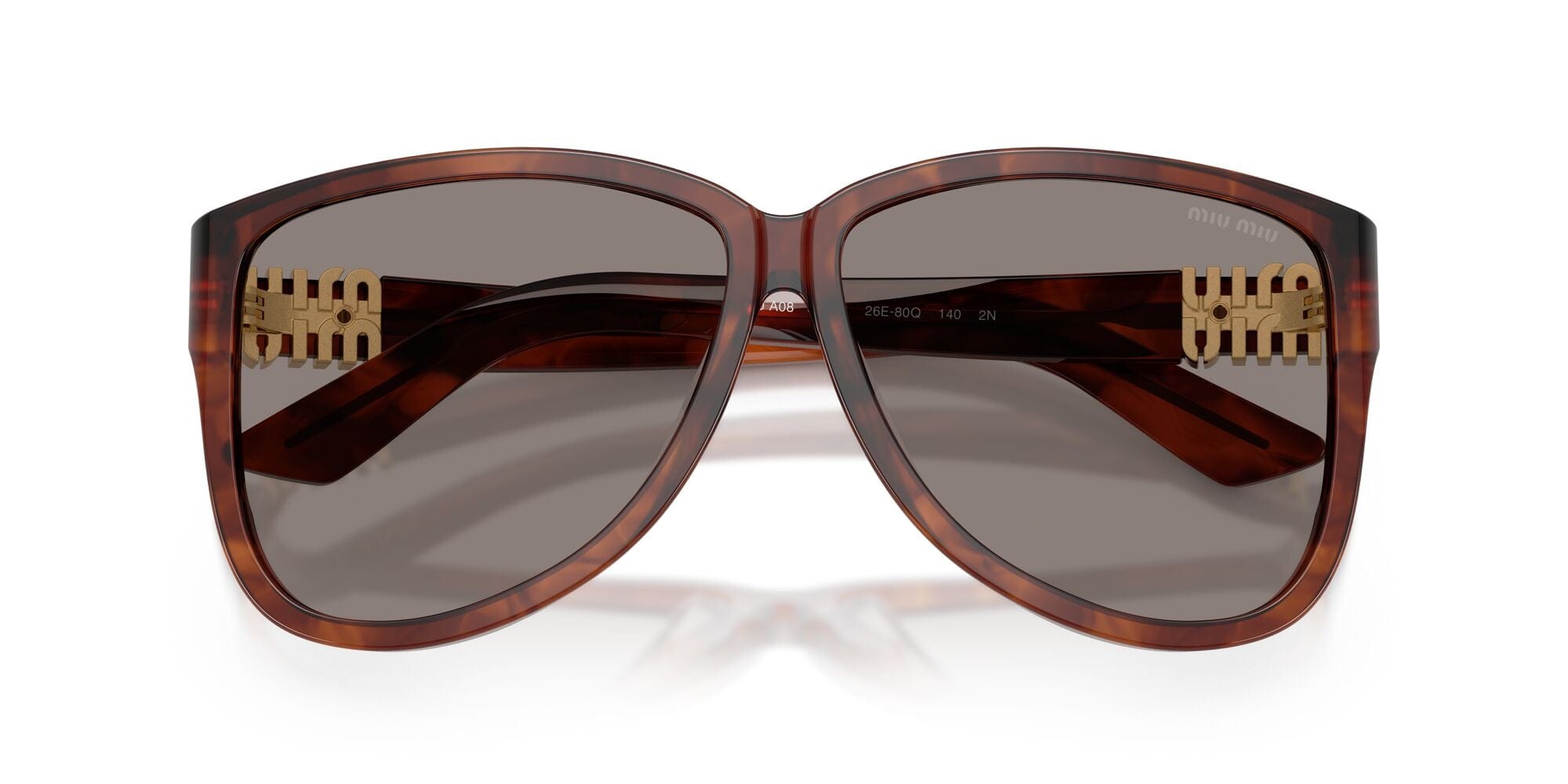 SMUA08S 26E80Q striped tobacco/dark grey lens