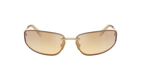 SMUA50S 5AK7R1 gold/yellow gradient grey mirror blue lens