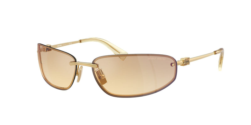 SMUA50S 5AK7R1 gold/yellow gradient grey mirror blue lens