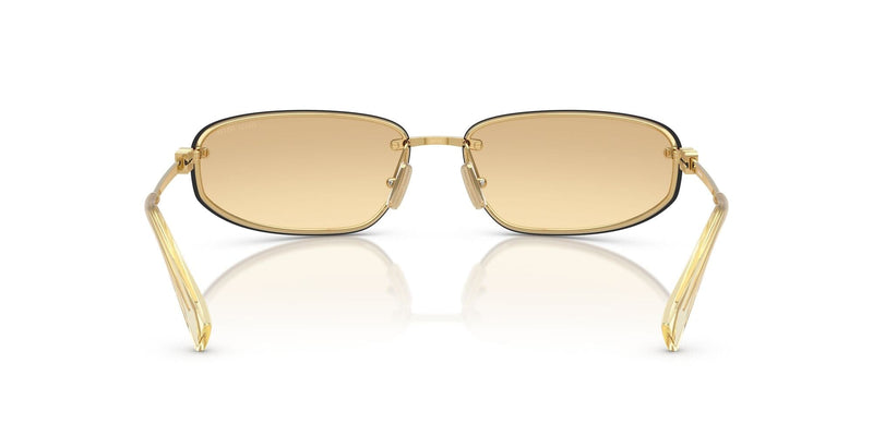 SMUA50S 5AK7R1 gold/yellow gradient grey mirror blue lens