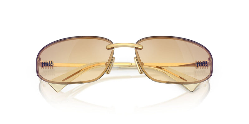 SMUA50S 5AK7R1 gold/yellow gradient grey mirror blue lens