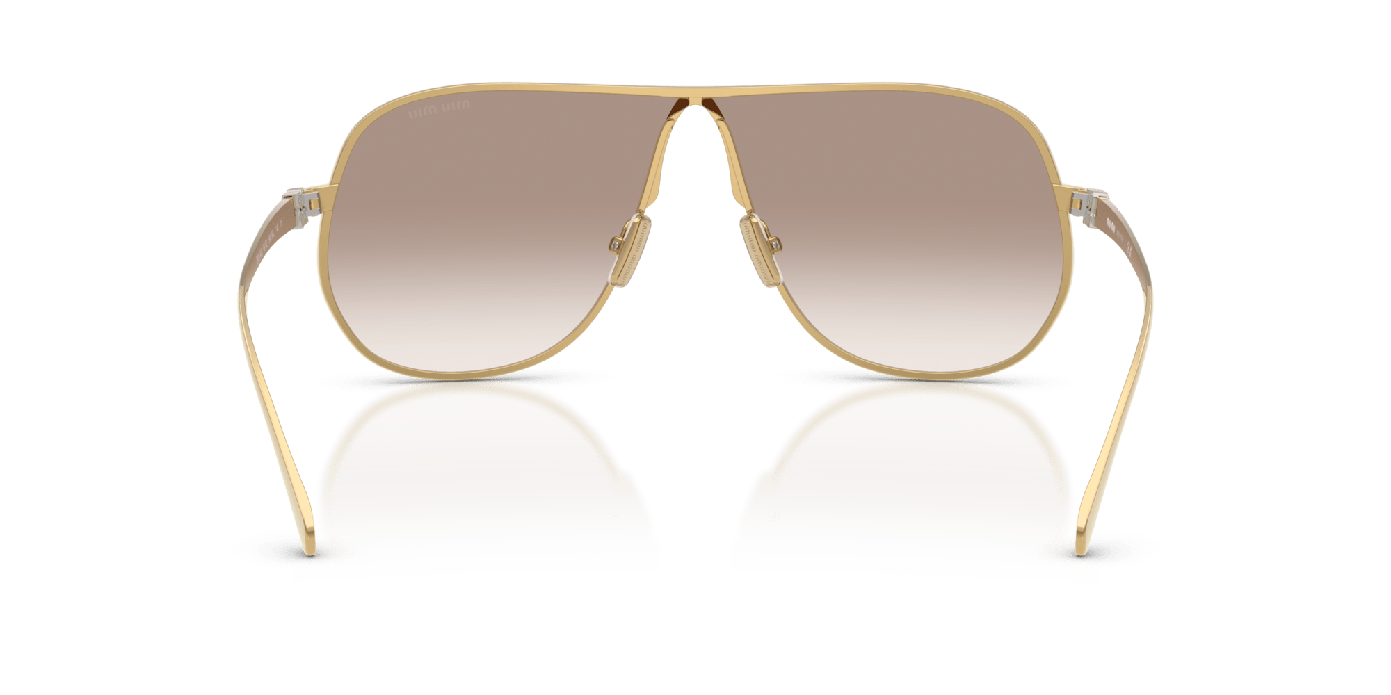 SMUA56 5AK 90L gold/clear gradient brown lens