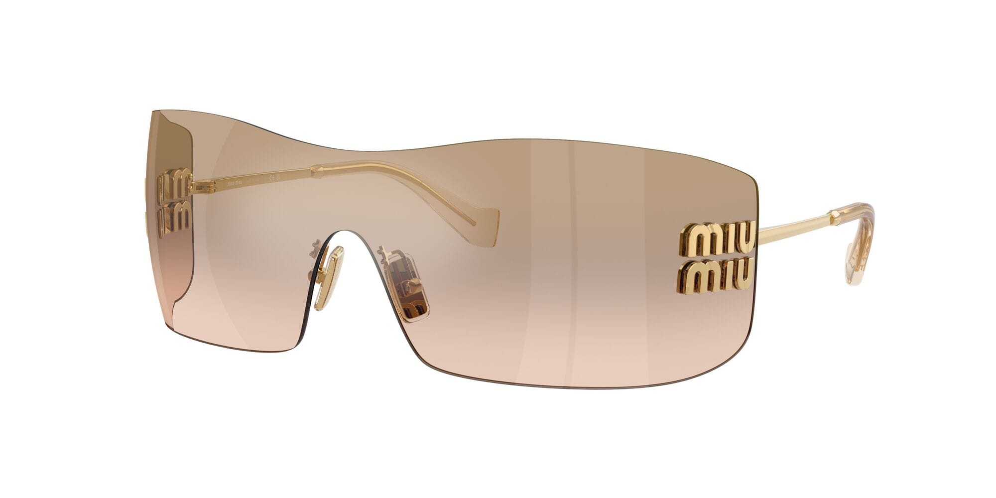 SMUB53S 5AK20P gold/light brown mirror bronze gradient lens