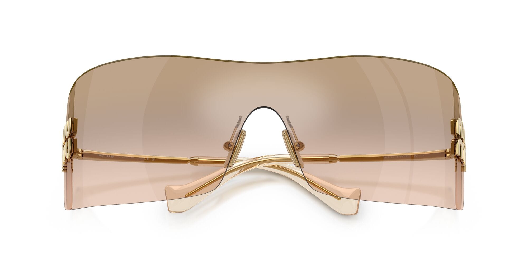 SMUB53S 5AK20P gold/light brown mirror bronze gradient lens