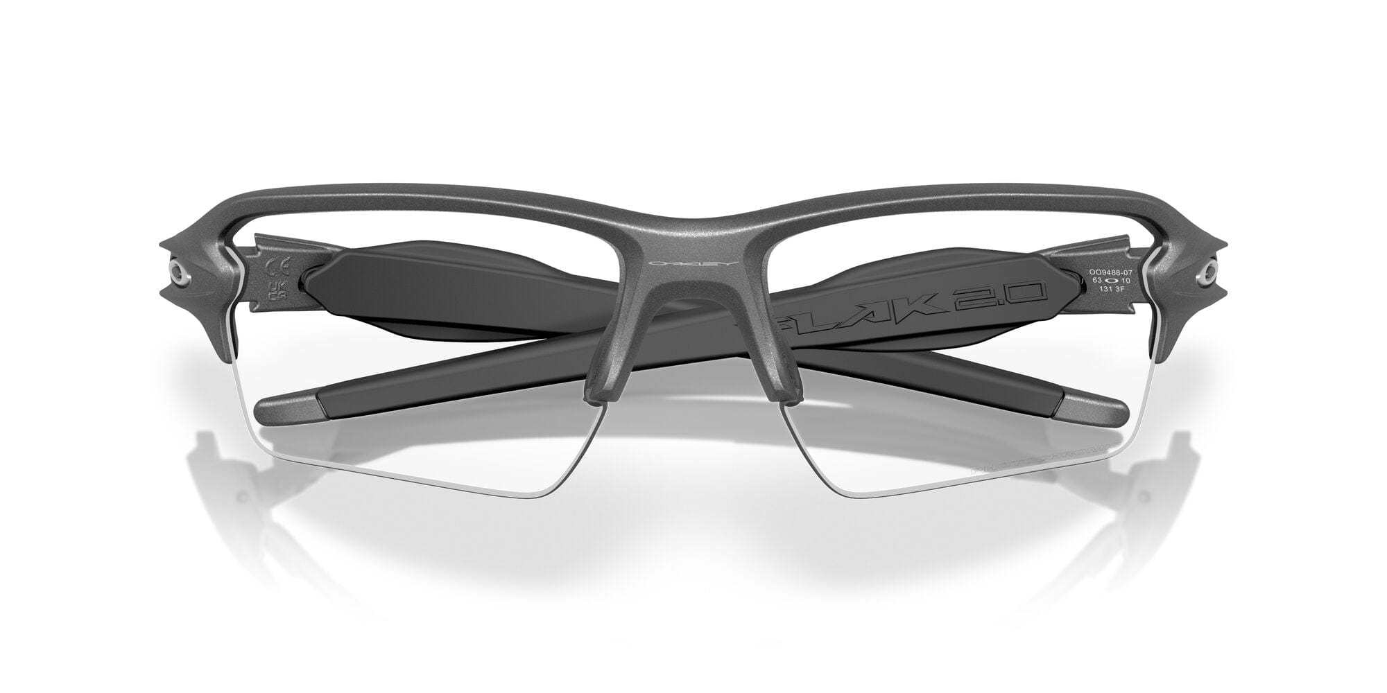 Flak 2.0 XXL 948807 steel/clear black photochromic lens