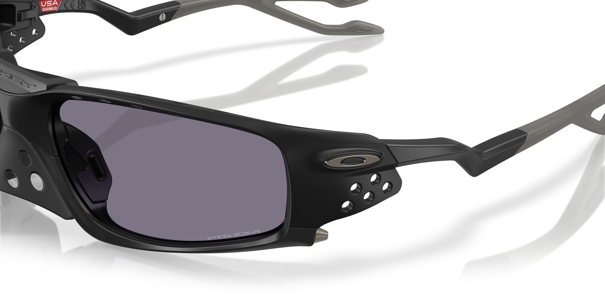 Plantaris Square 952901 matte black/prizm grey lens