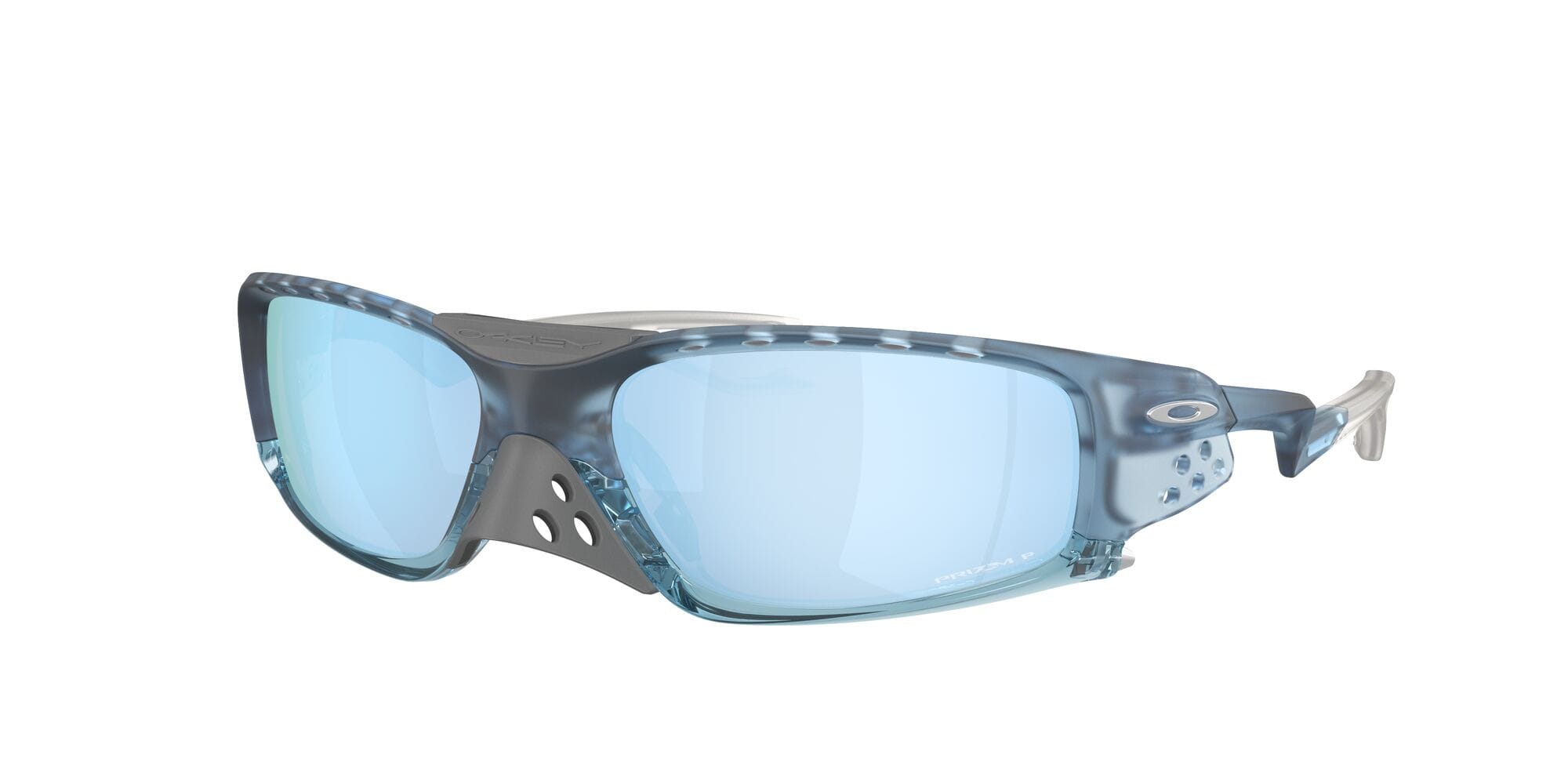 Plantaris Square 952908 matte transparent stonewash/prizm deep water polarised lens