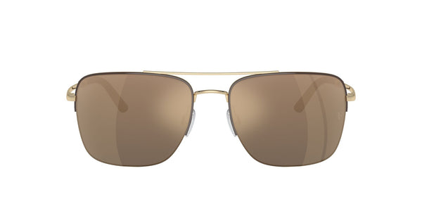 0OV1343S 50355A (56) R2 umber gold/desert flash mirror lens