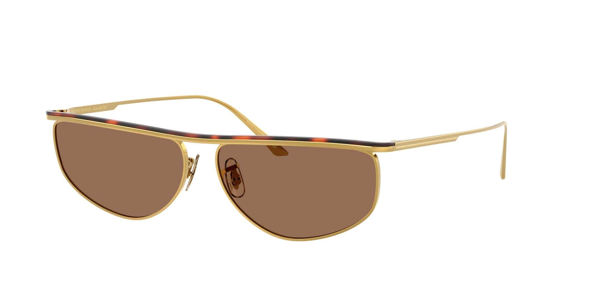 OV1367S 533273 Khaite size 59 gold dark  mahogany/brown lens