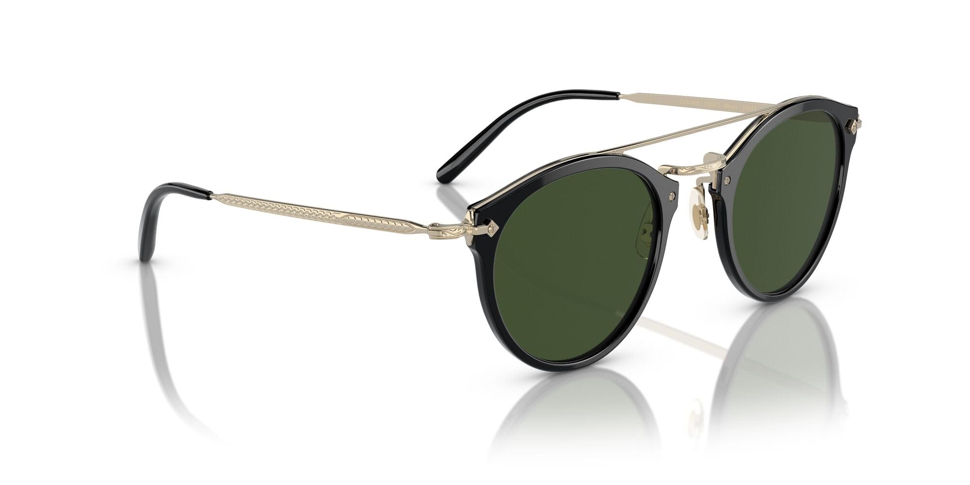 0OV5349S 100571 Remick black gold/green lens